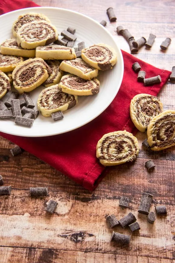 Chocolate Vanilla Pinwheel Cookies (Glutenfree and Paleo) — Foraged Dish