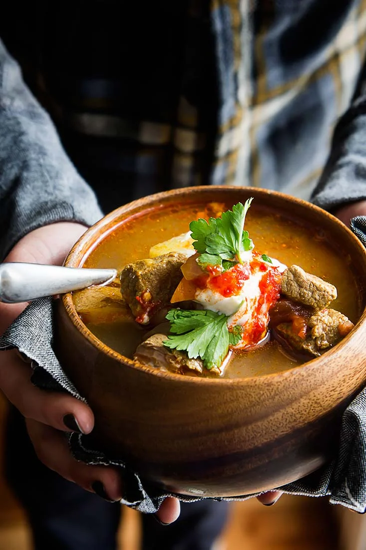 Slow Cooker Beef & Potato Harissa Stew — Foraged Dish