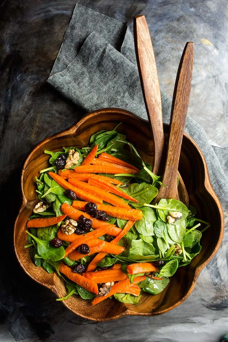 Maple Roasted Carrot Salad — Foraged Dish