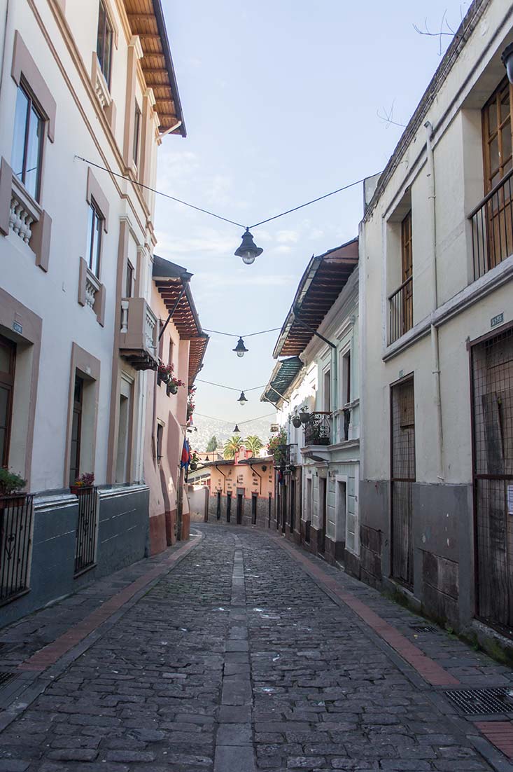 Calle la Ronda in Quito