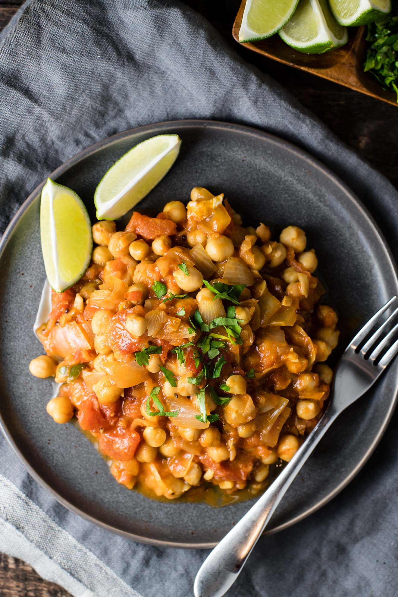 Creamy Chana Masala — Foraged Dish