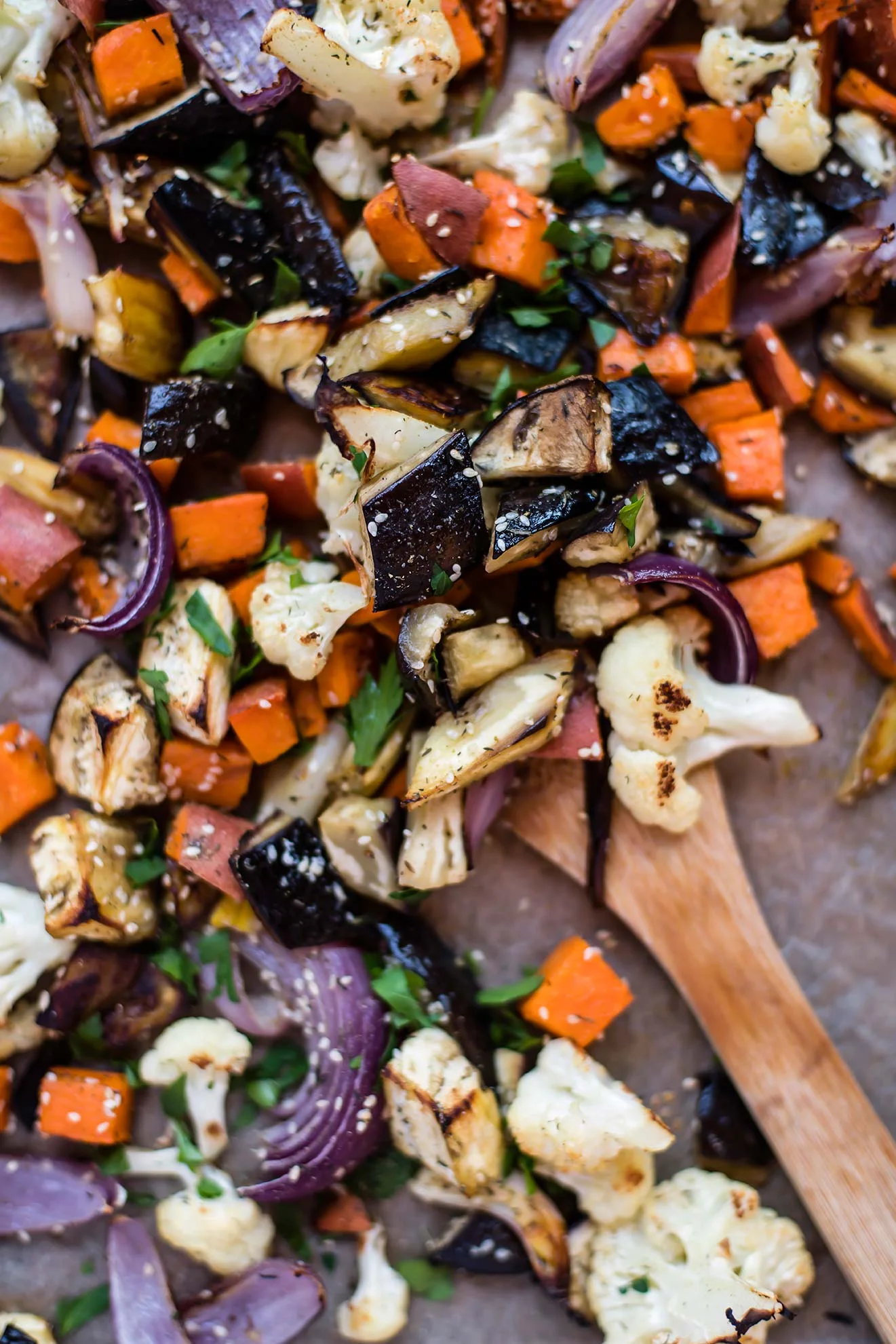 Za'atar Roasted Vegetables — Foraged Dish