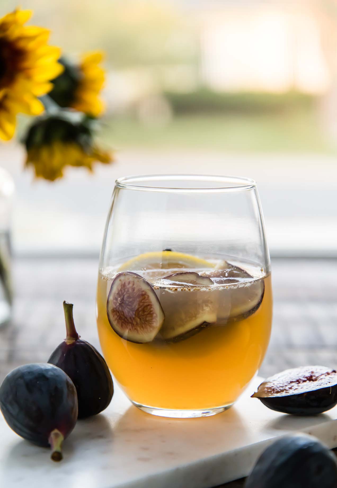 White Wine Sangria with Figs and Pears — Foraged Dish