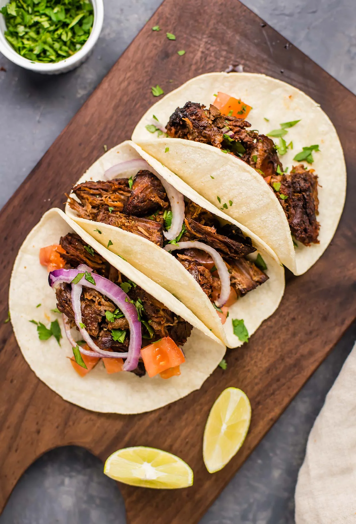 Paleo Slow Cooker Beef Carnitas — Foraged Dish
