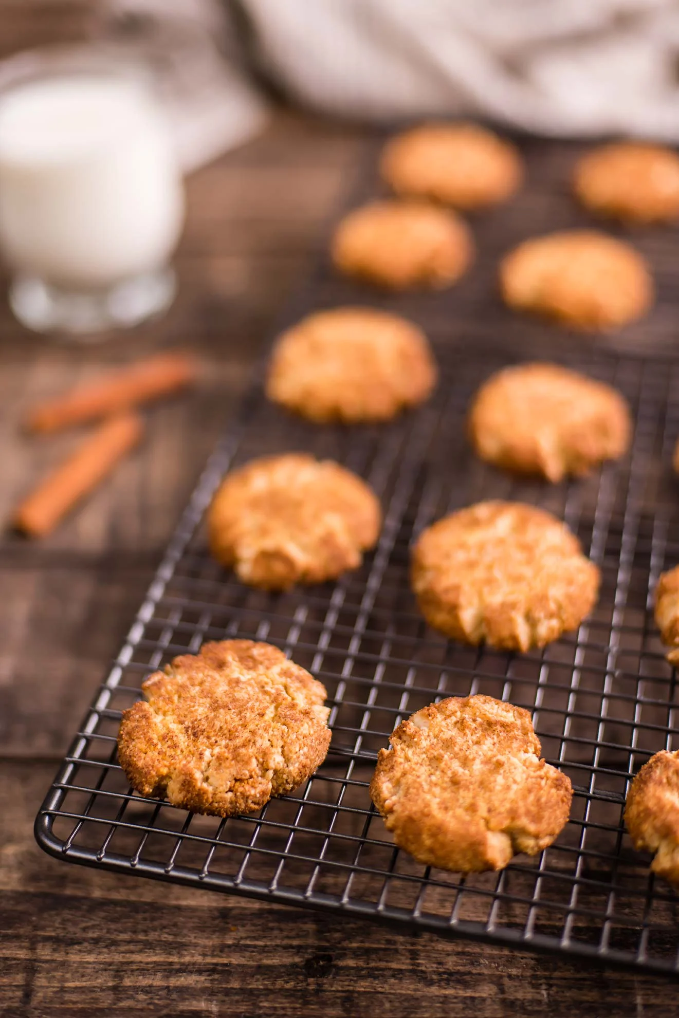 Paleo Almond Flour Snickerdoodle Cookies — Foraged Dish