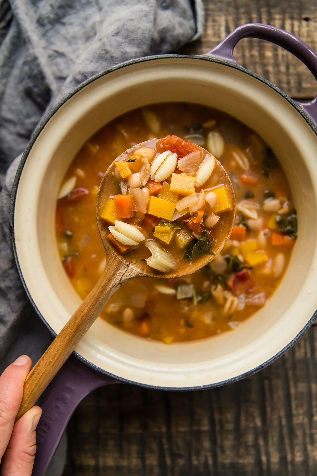 Instant Pot Fall Harvest Minestone Soup — Foraged Dish