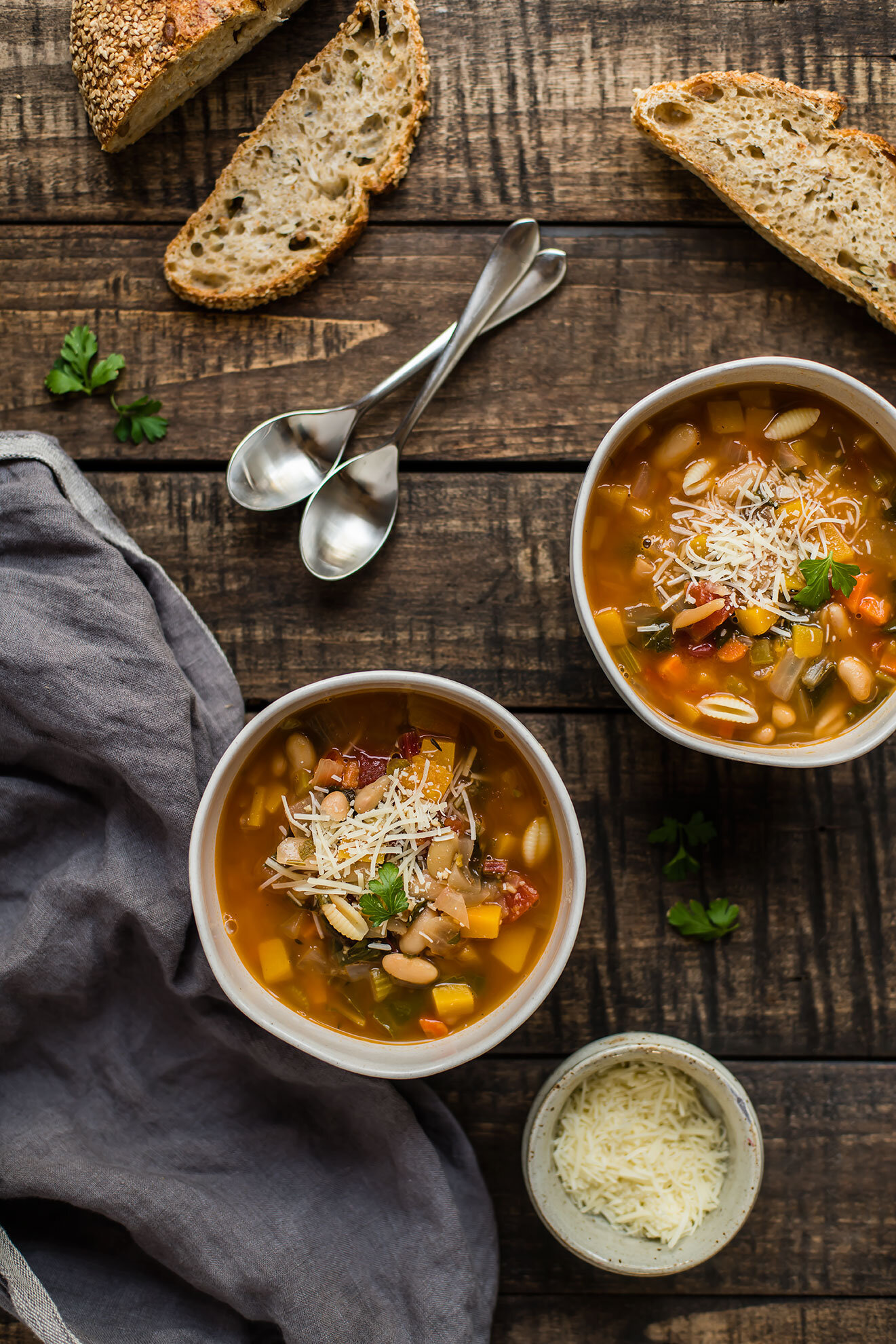 Instant Pot Fall Harvest Minestone Soup — Foraged Dish