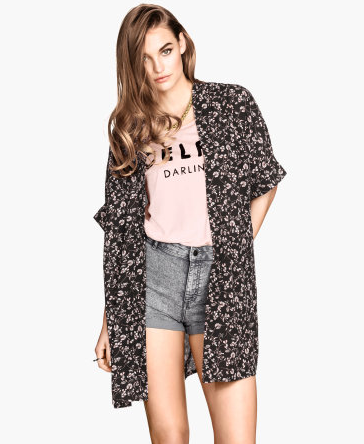 H&M Patterned Kimono - $24.95