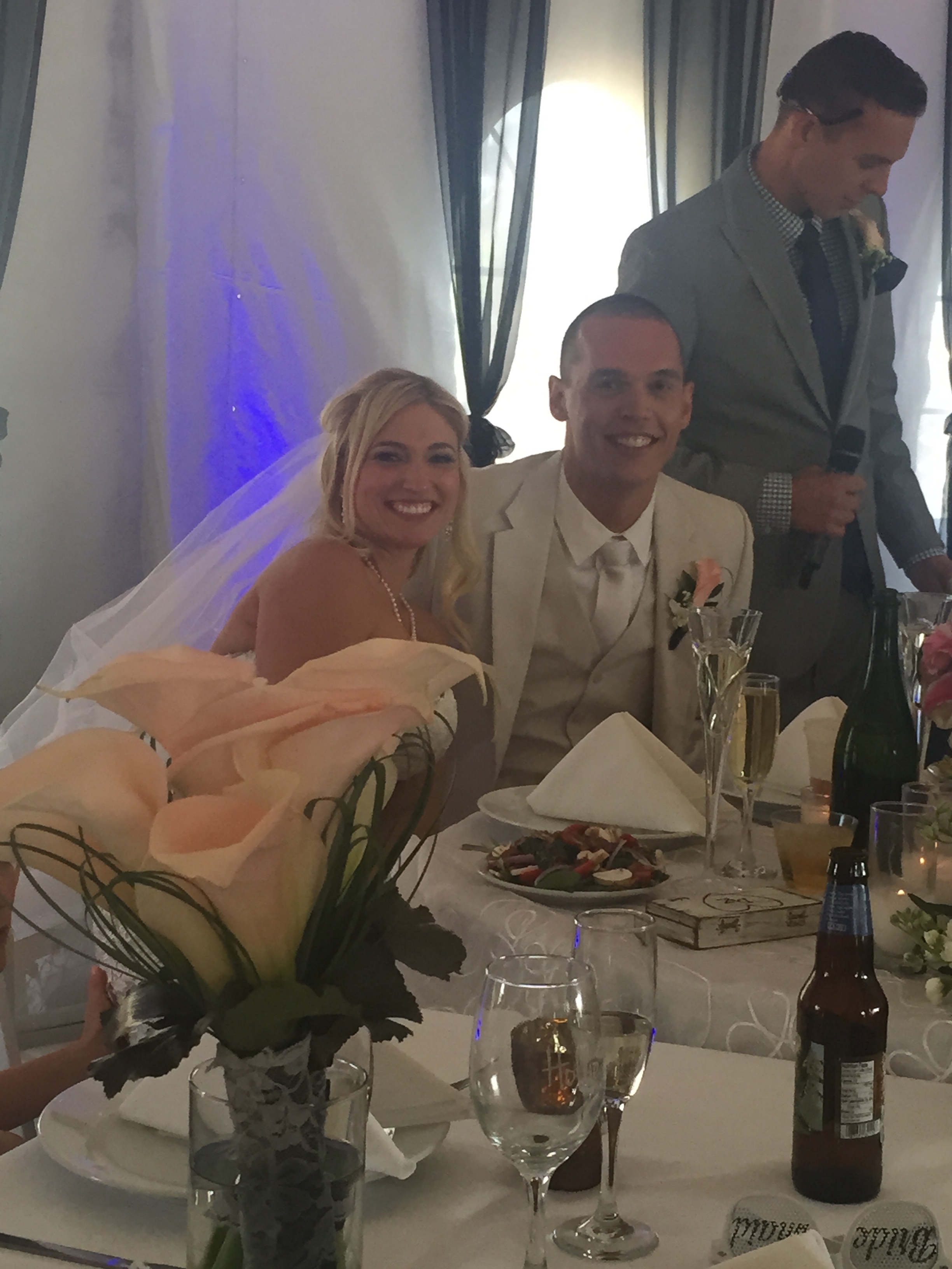 The happy couple! They're married! 