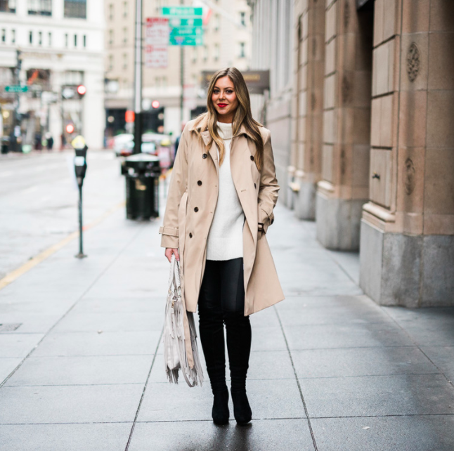 Outfit Details: Top: this Bar III top // i white long sleeved top , this long vest , and this faux fur jacket (on serious sale!) Photos: Nathalie Bize 