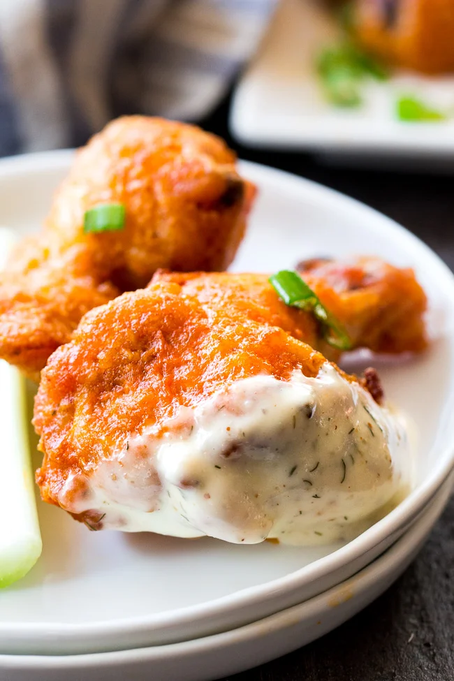 These wings are whole 30 and paleo approved, also Gluten free. Recipe can be found here .