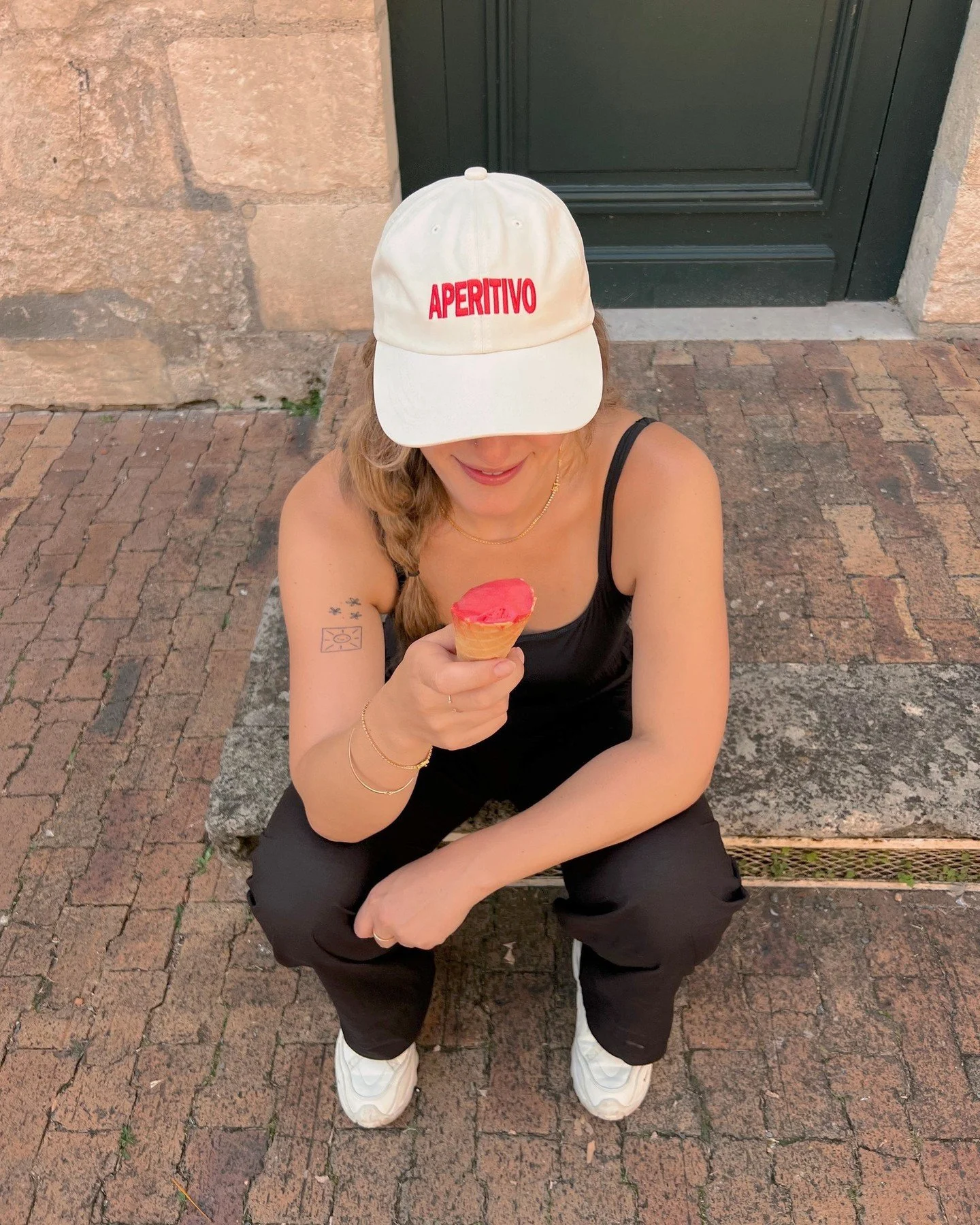 Outfit: hat, matching set, sweet treats in hand. 

France for the week. 

#outfitdiary #lowkeystyle #simplebutgood #streetstylearchive