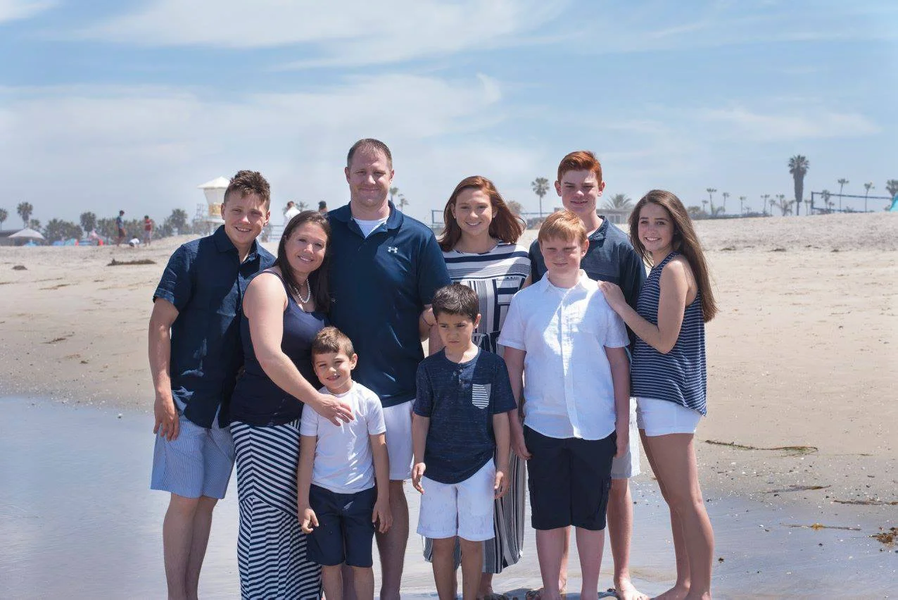 San Diego, CA with the Family visiting our oldest while in training for the Marines