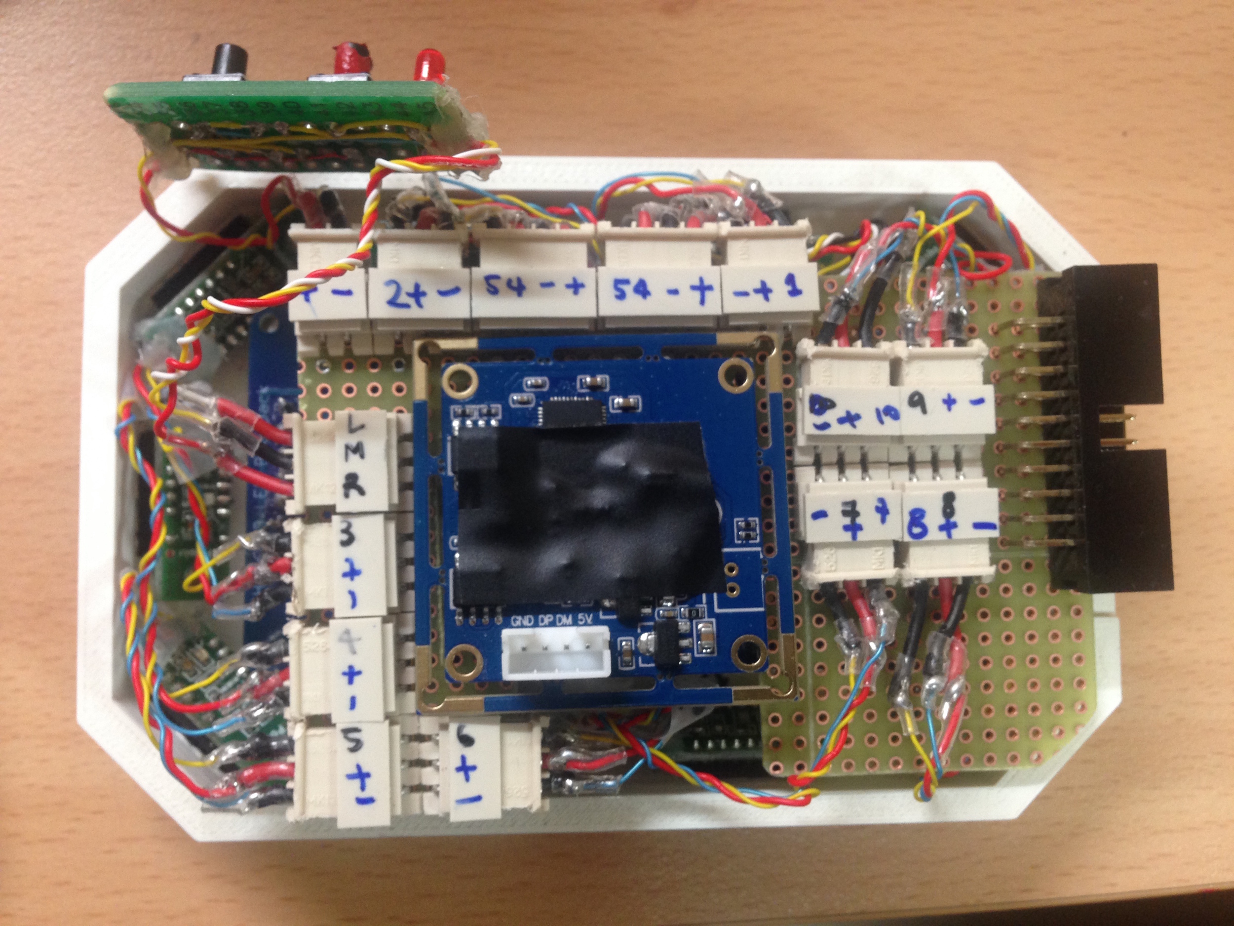All electronical elements integrated
