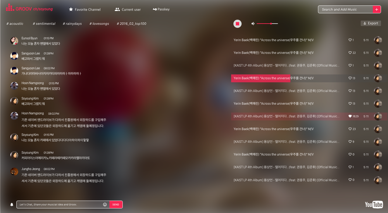 Background with blurred thumbnail image