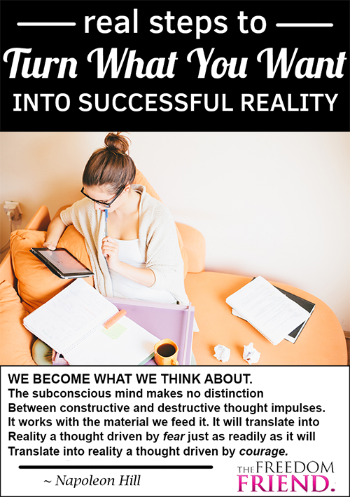 How to take an idea and actually make it into successful, material reality.