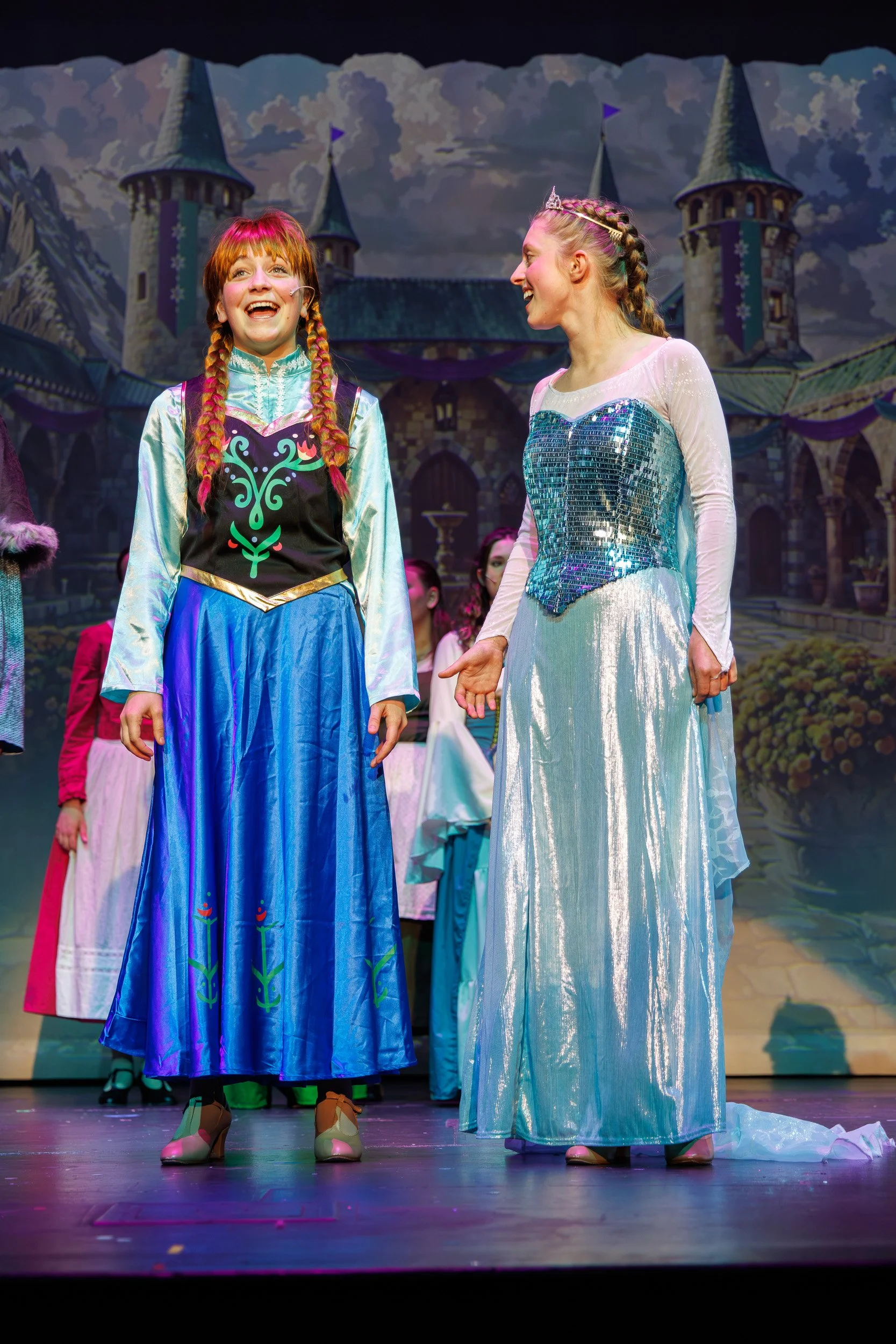 "Students performing in Frozen the Musical, a production at Bedford Youth Performing Company, serving Bedford and Southern NH"