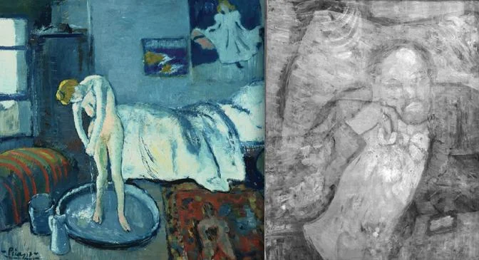 Left: The Blue Room Right: Mystery Portrait