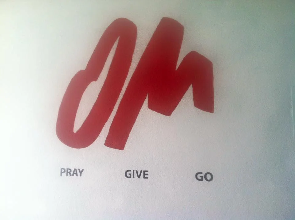 Logo at the office in Guatemala City for OM gUATEMALA