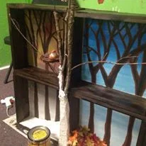 our tree starting to emerge! 