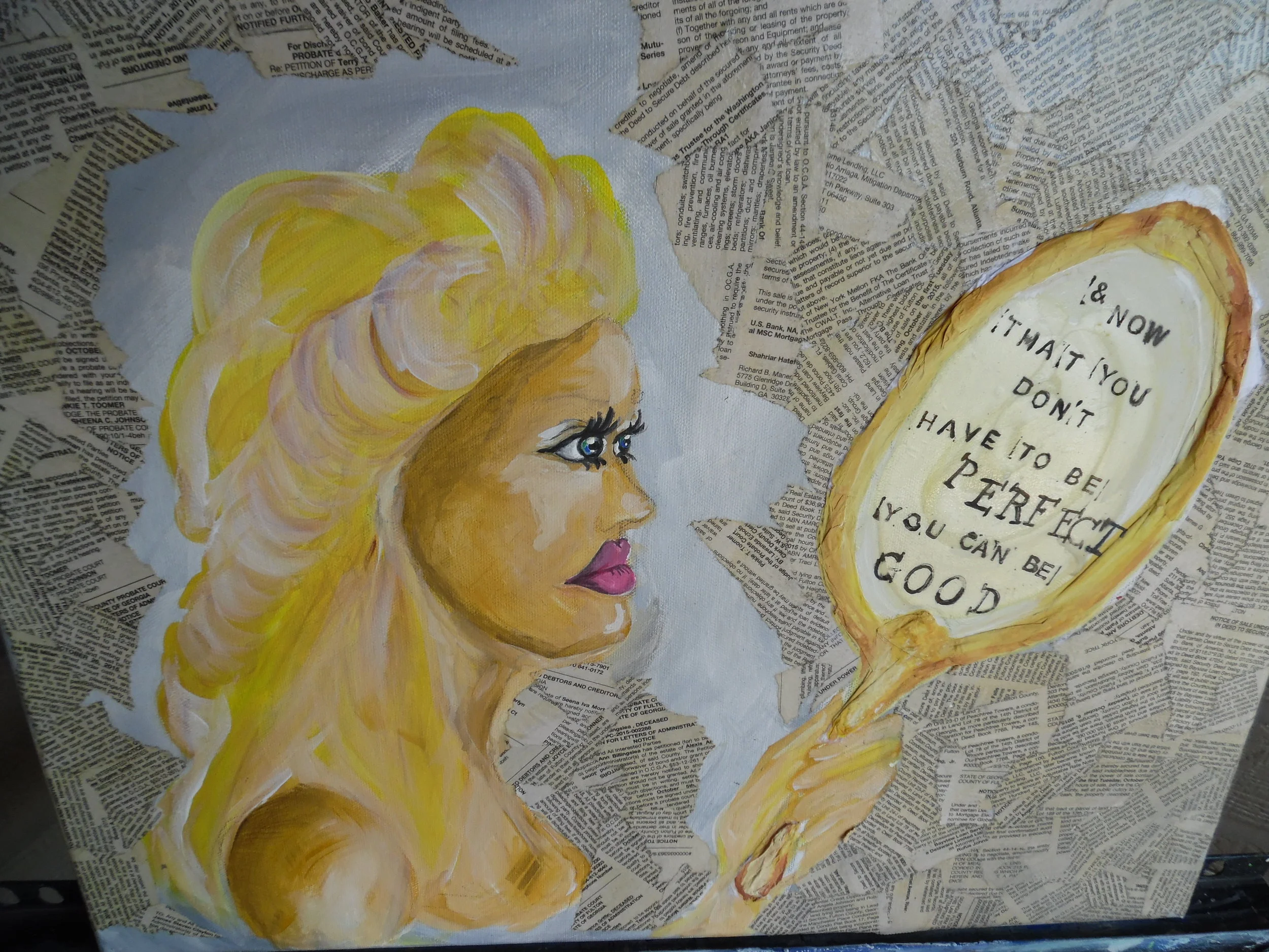 East of Eden piece; mid process