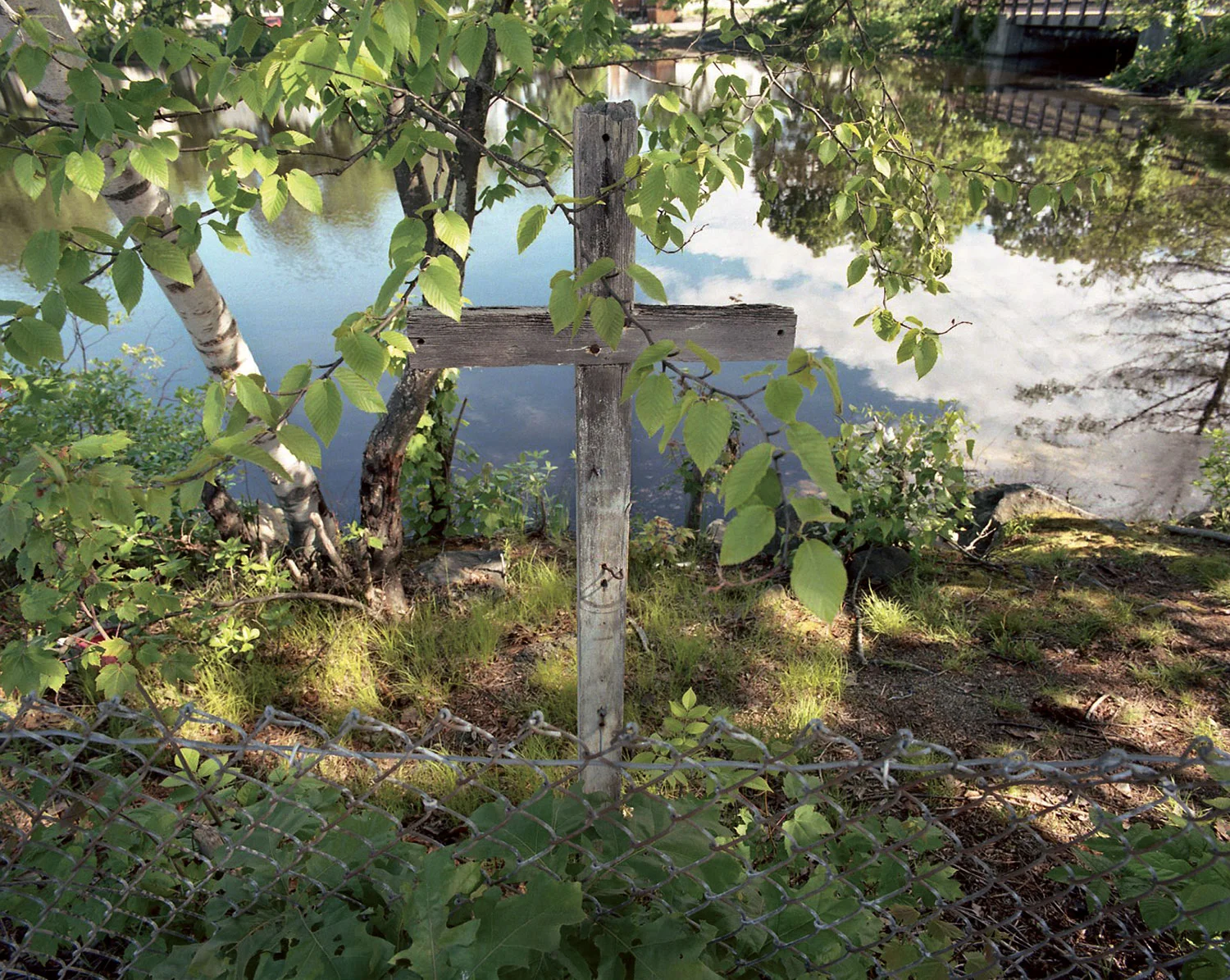 Cross by the Assabet River, Maynard, MA