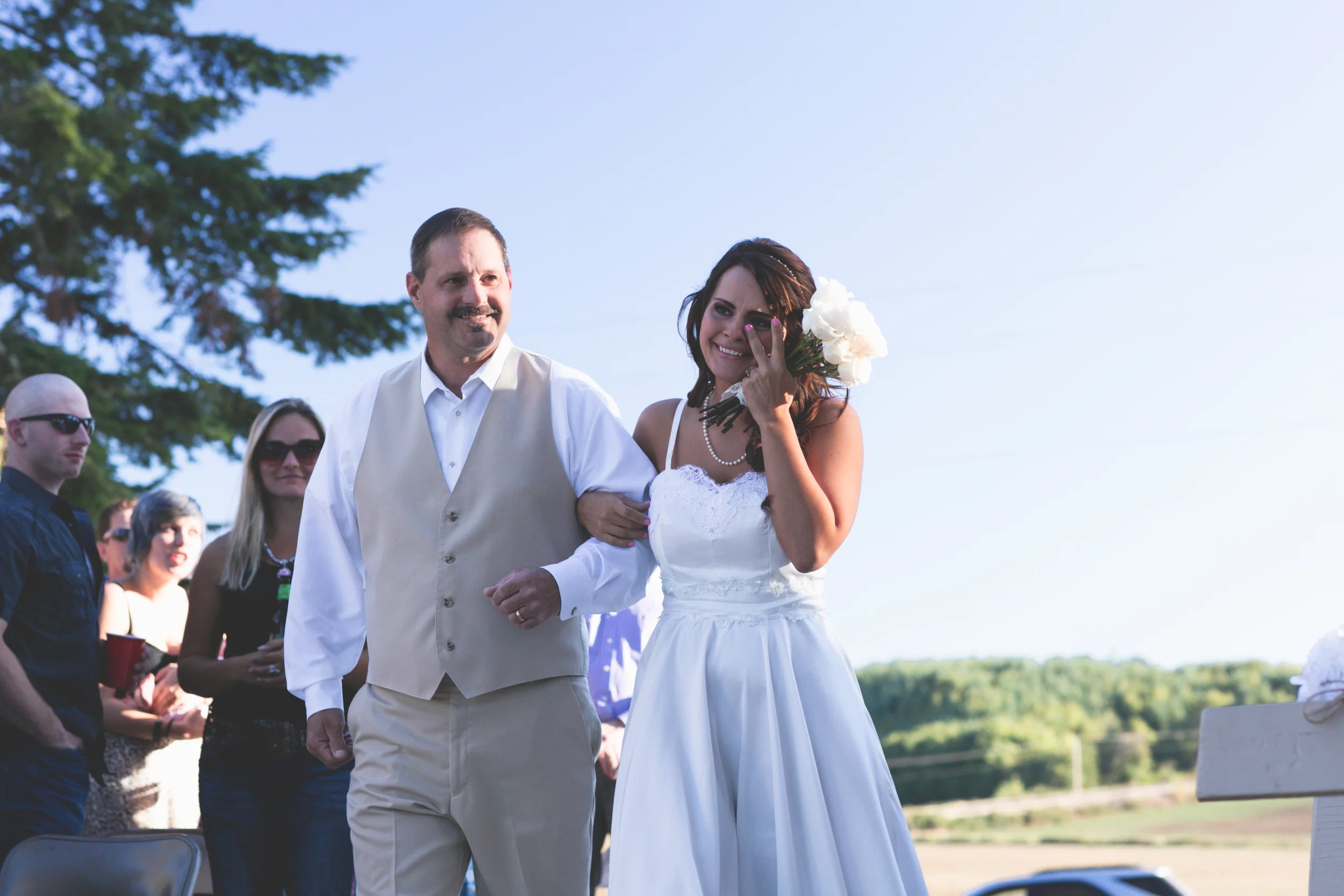 Jenna Stoyles' custom wedding gown