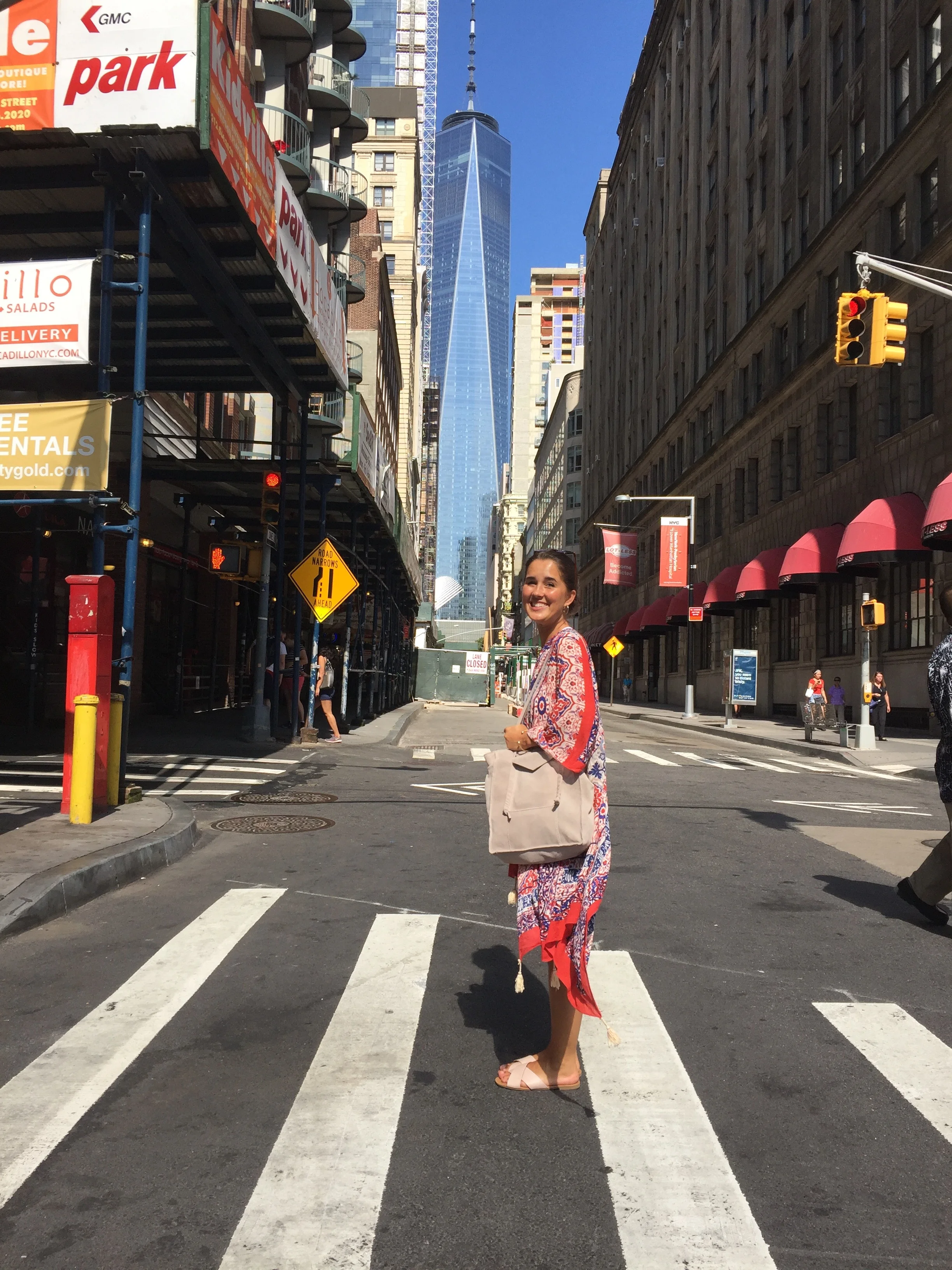 Coffee date with my friend, Karin, in FiDi