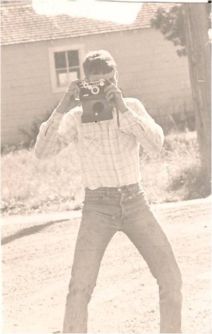 My dad (fear factor champion) in photography class, 1985