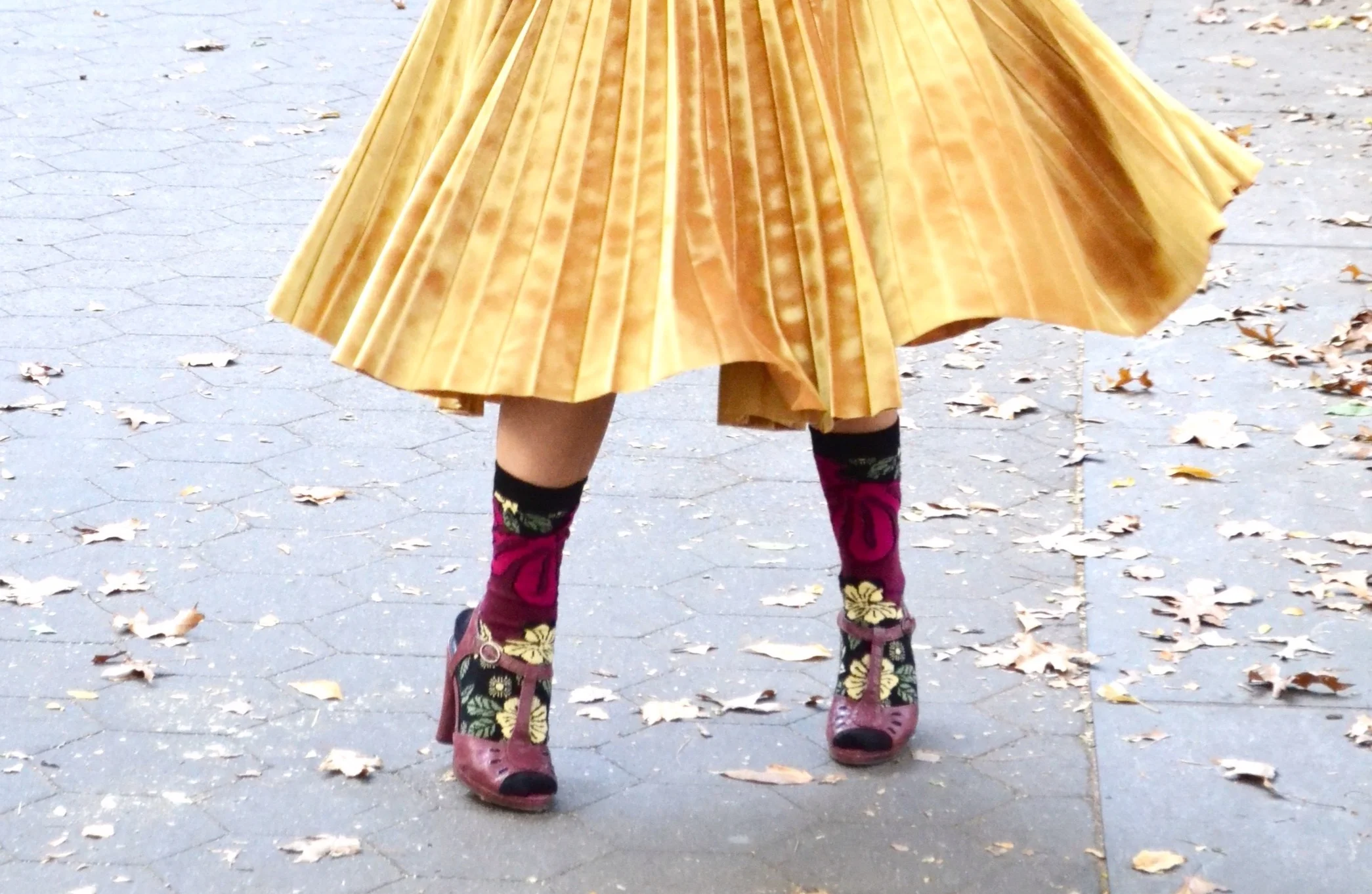 My favorite STANCE socks with a pair of vintage heels (P.C. Mom!)