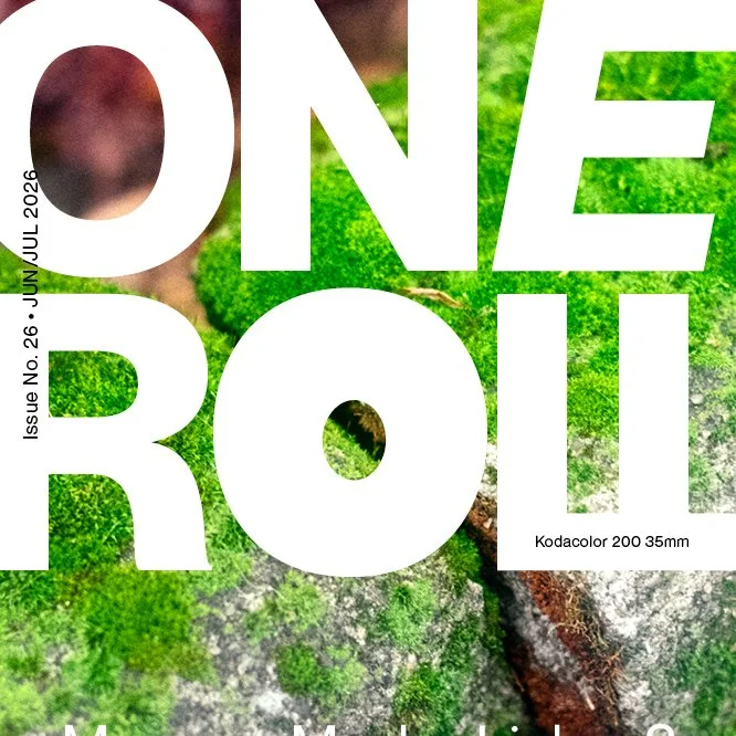 "Moss, or Maybe Lichen?" • JUN/JUL 2026 • One Roll Magazine • Issue No. 26