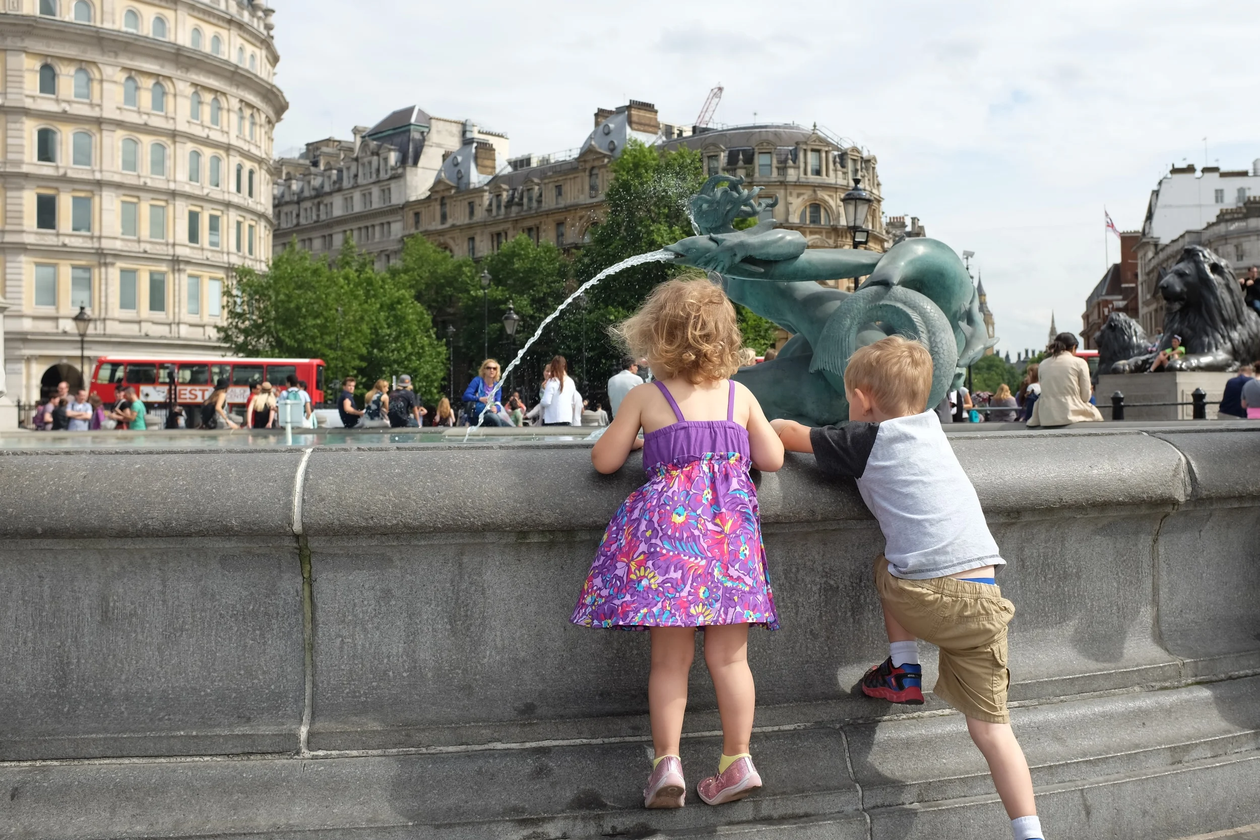 Fountains at Trafalgar Square