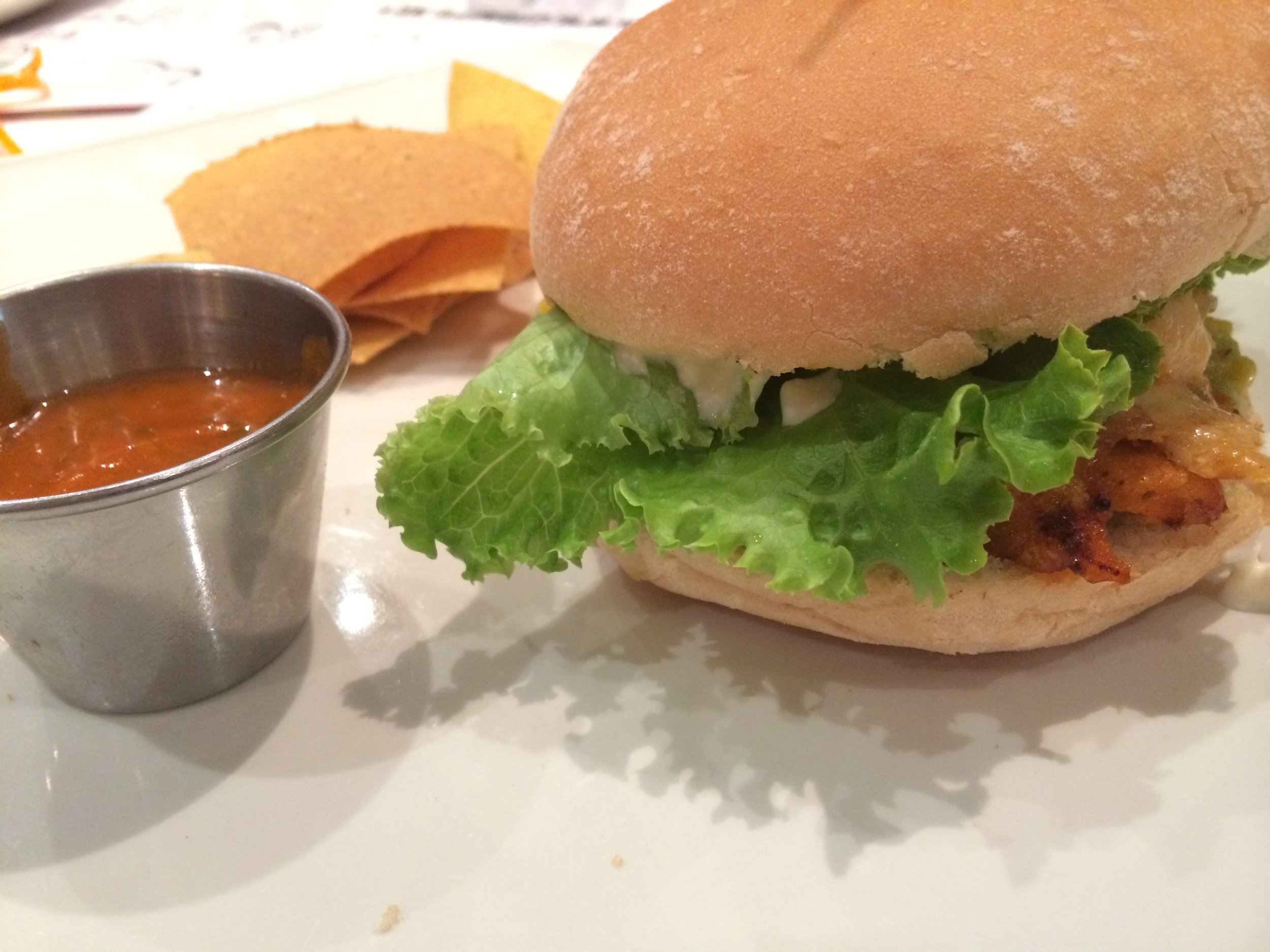 Chicken Nacho Burger