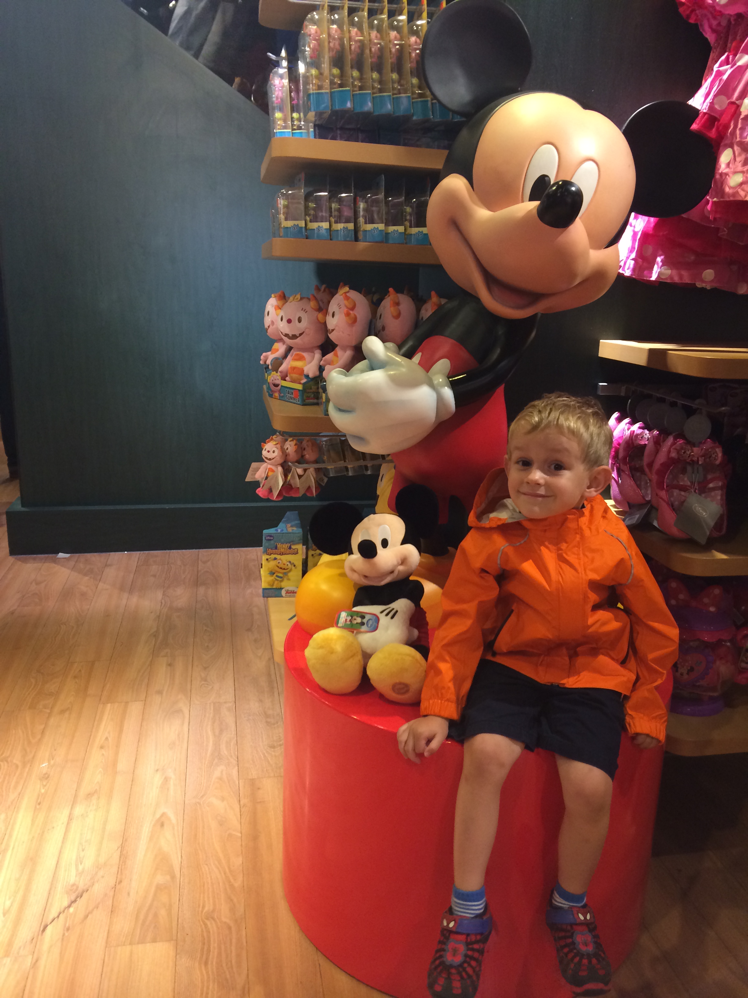 Kian and Mickey Mouse