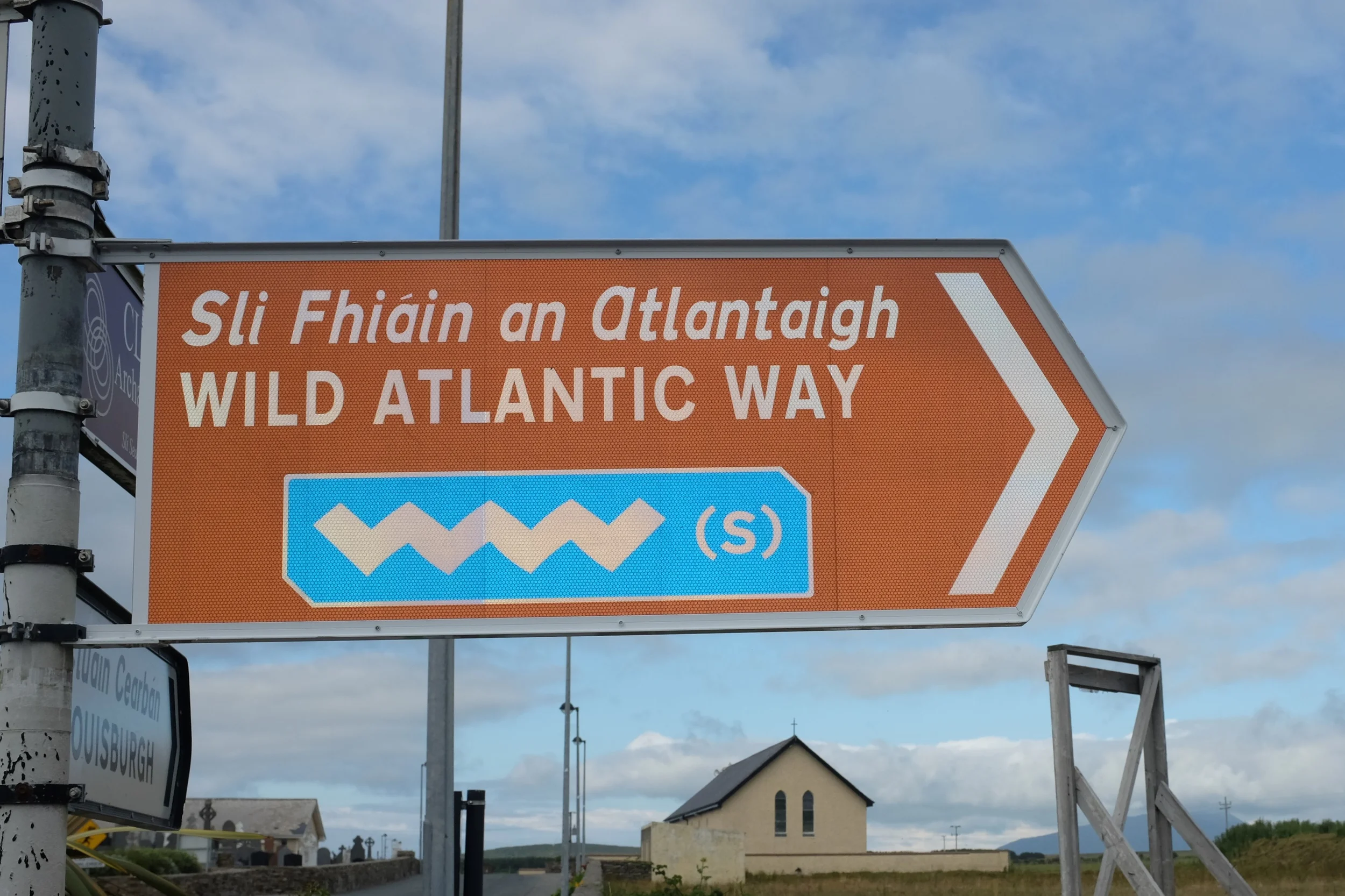 A sign for the Wild Atlantic Way