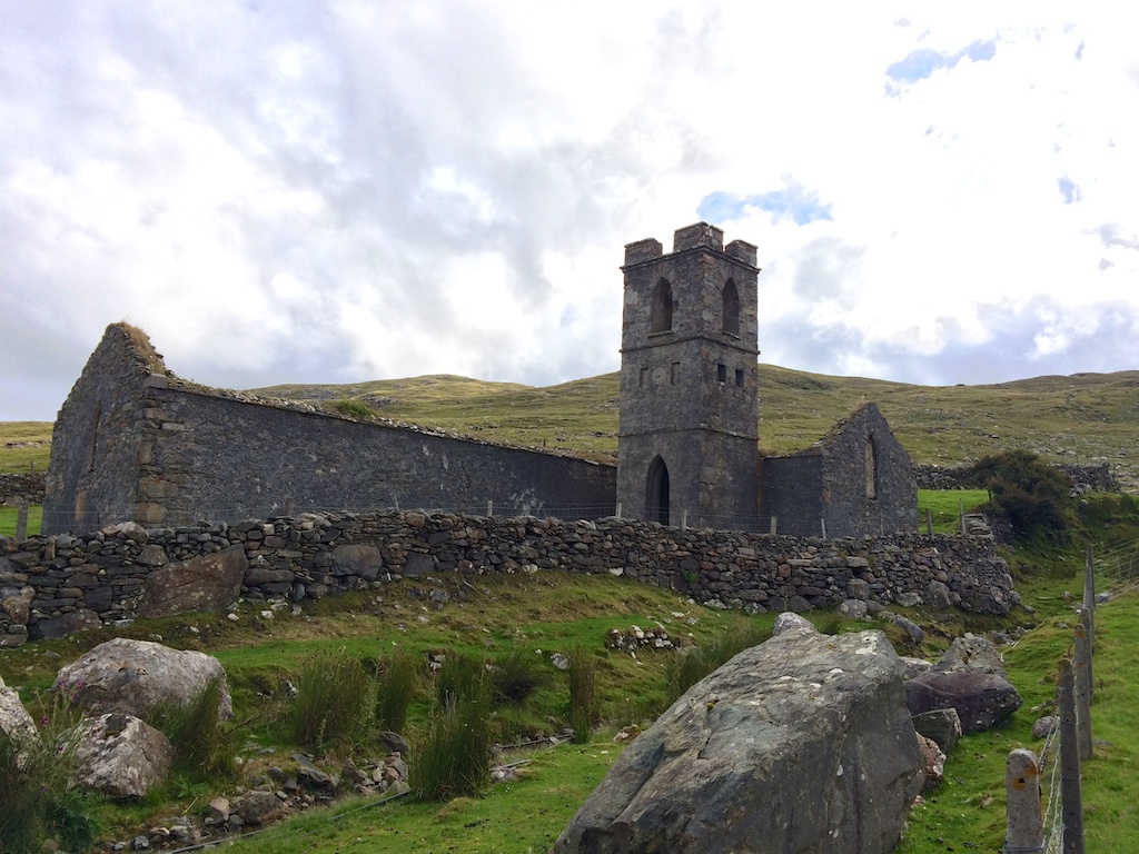 Church ruins near Devlin