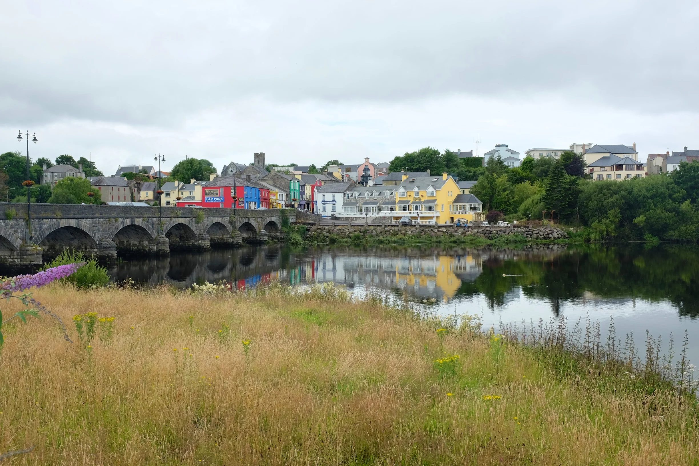 A view of the Killorglin town