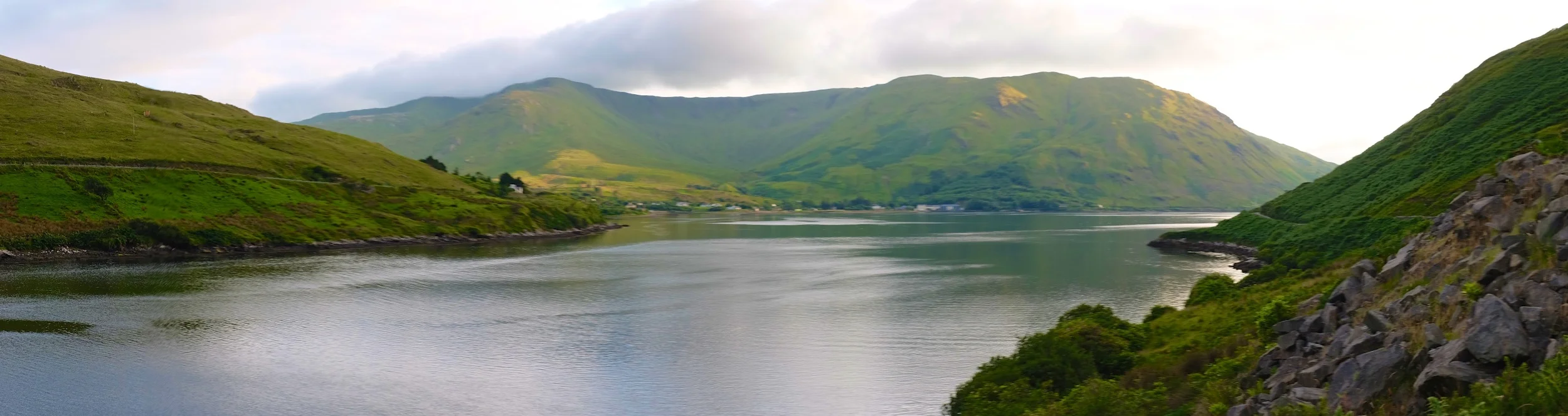 Killary Fjord at sunset 