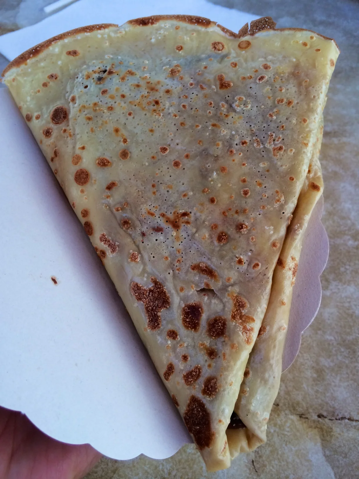 Coconut and Nutella crepe.. Yummm!
