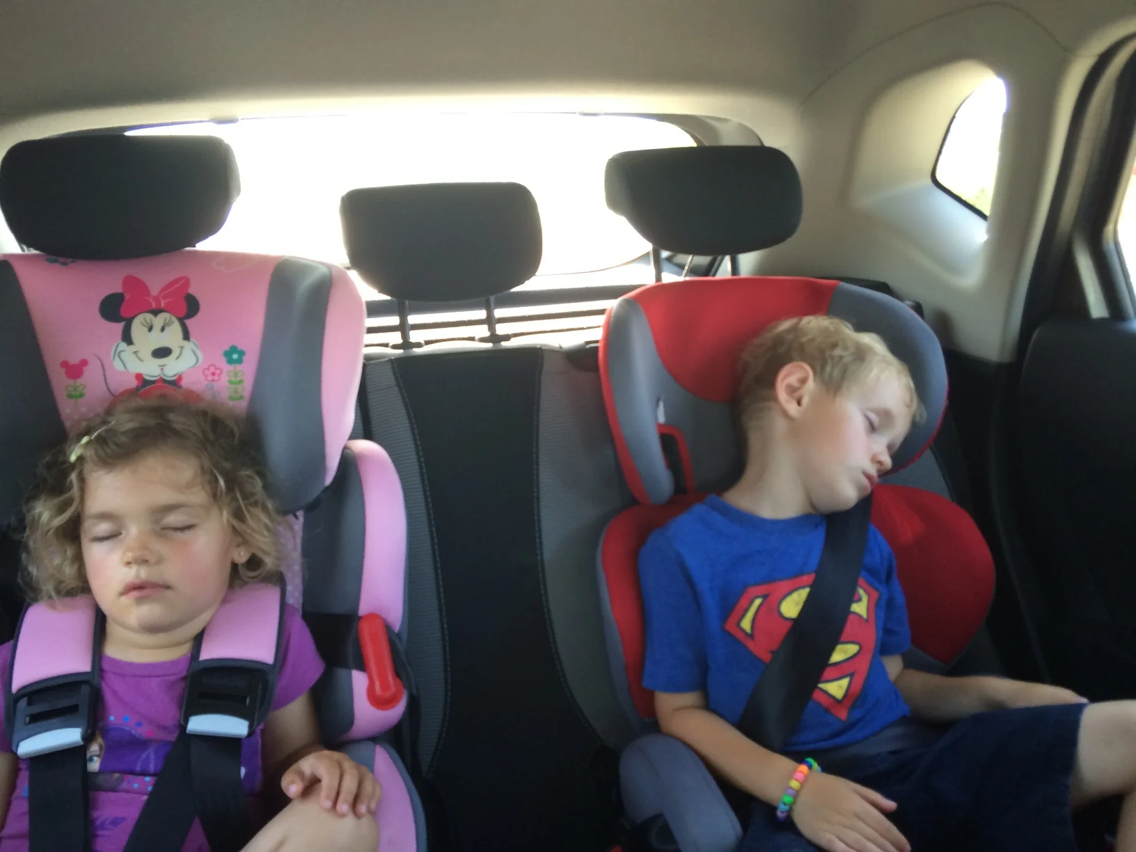 Exhausted zoo goers