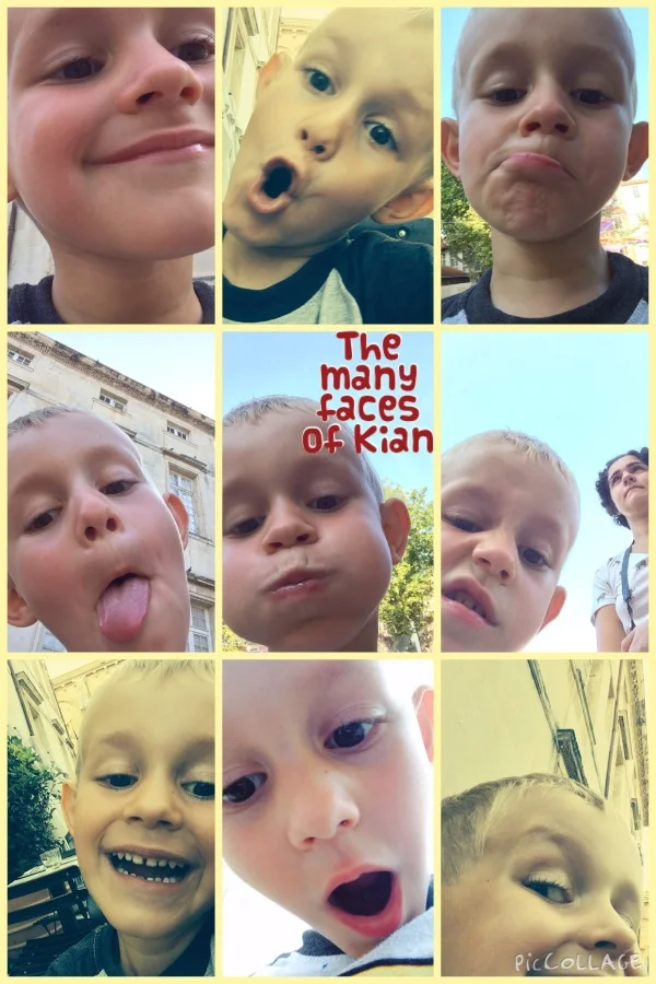 The best and funniest of all the selfies Kian took