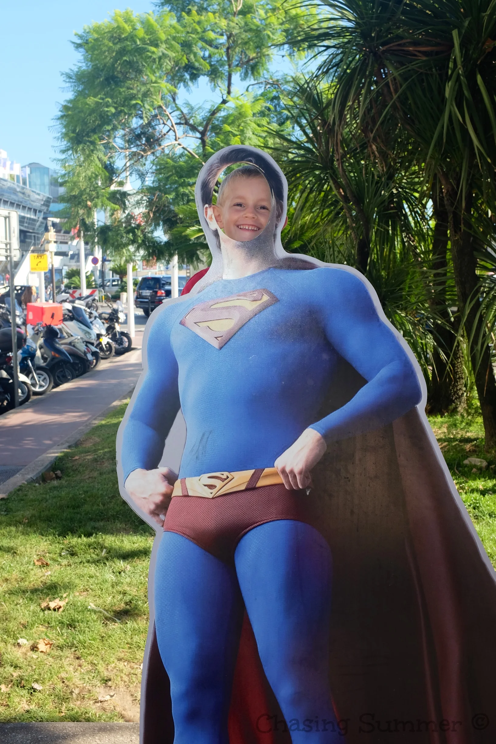 It's a bird. It's a plane. It's Super Kian!