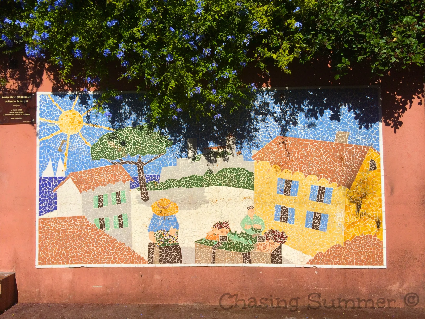 Fruit and Vegetable Market's Mosaic Art piece