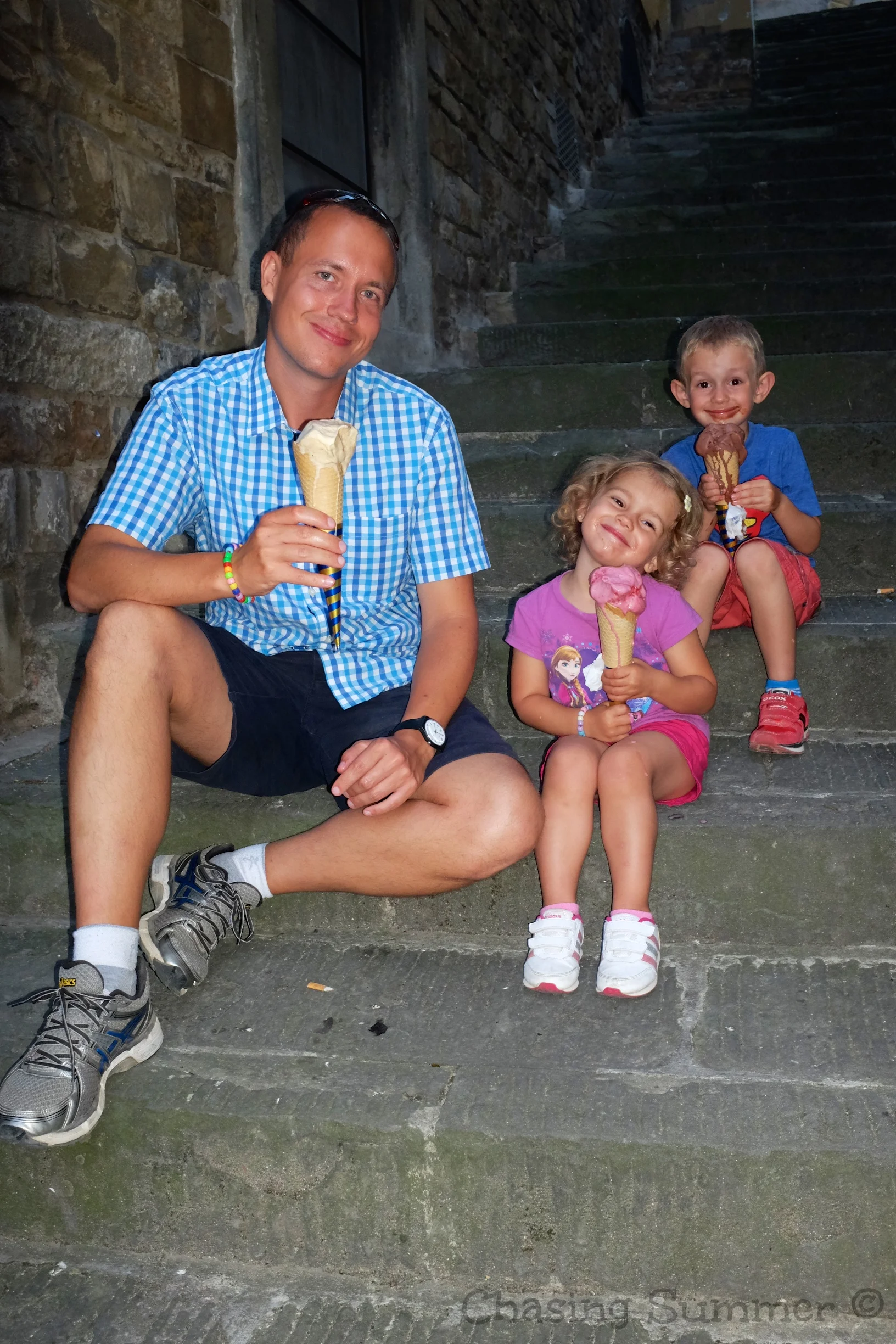 Gelato Eaters :)