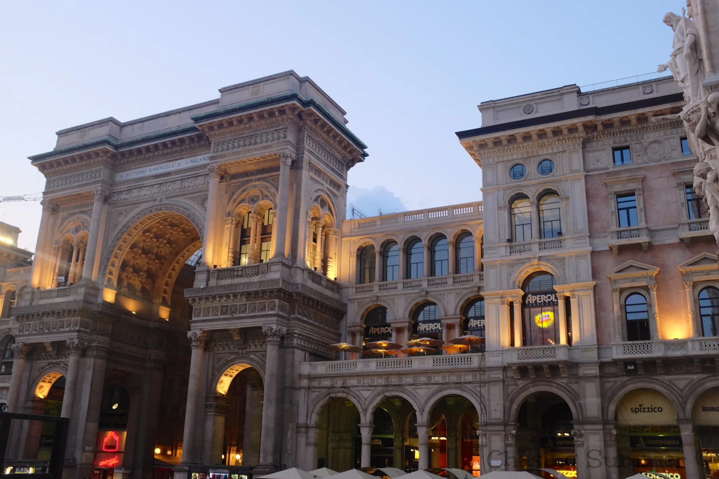 Arch Entrance to Galleria Vittorio Emanuele II