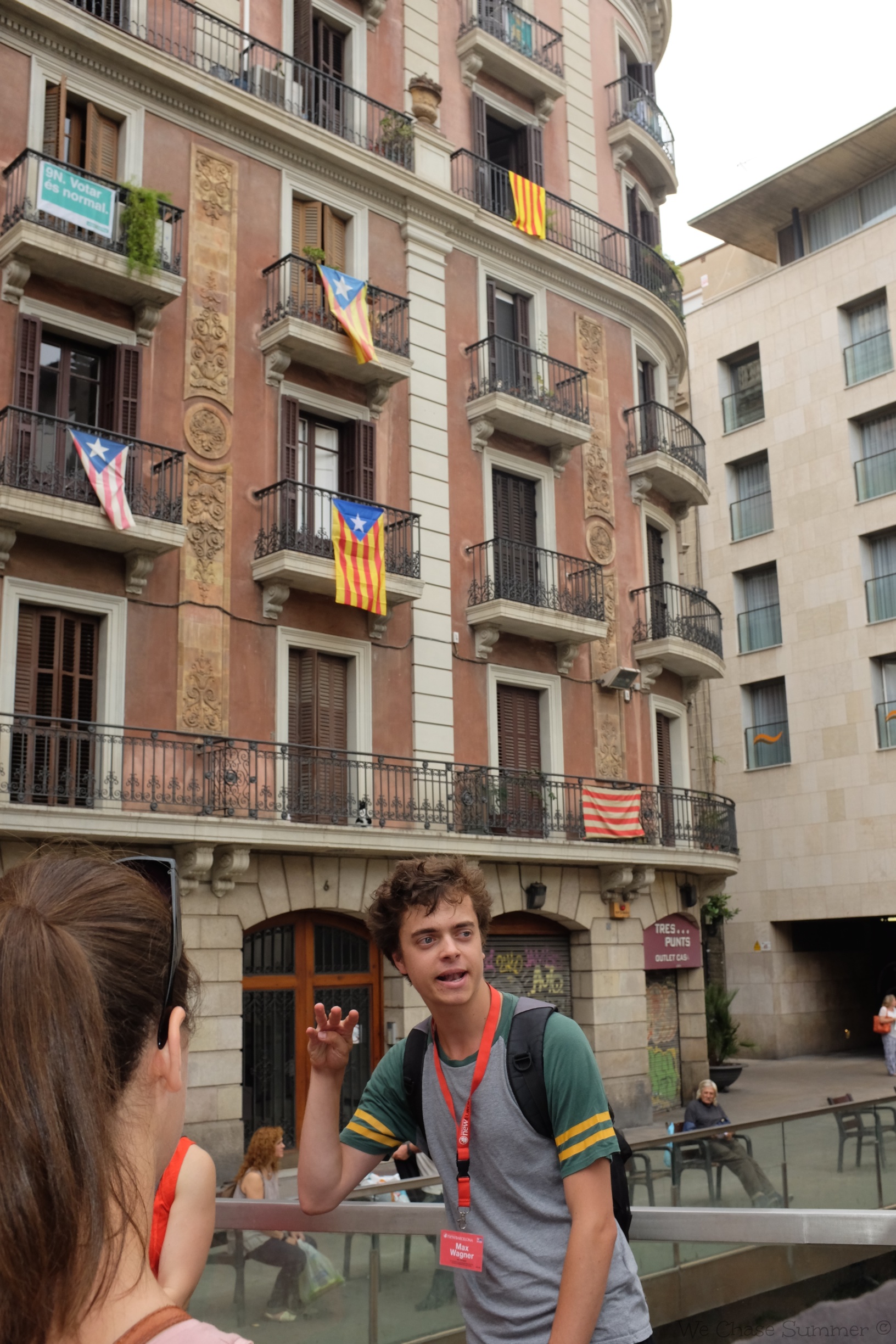 Our guide, Max, explaining the legend