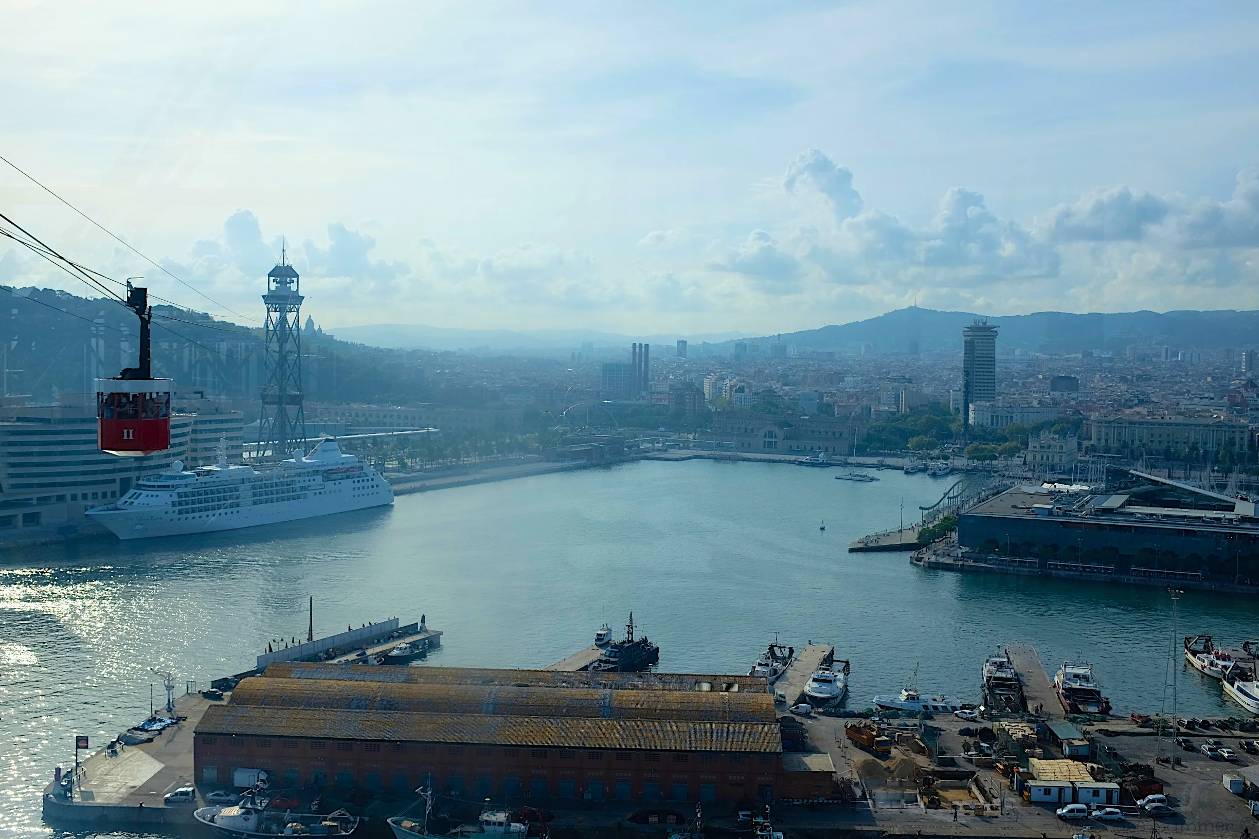 Day 88 - Teleferico del Puerto...Hanging from Cables Above Barcelona
