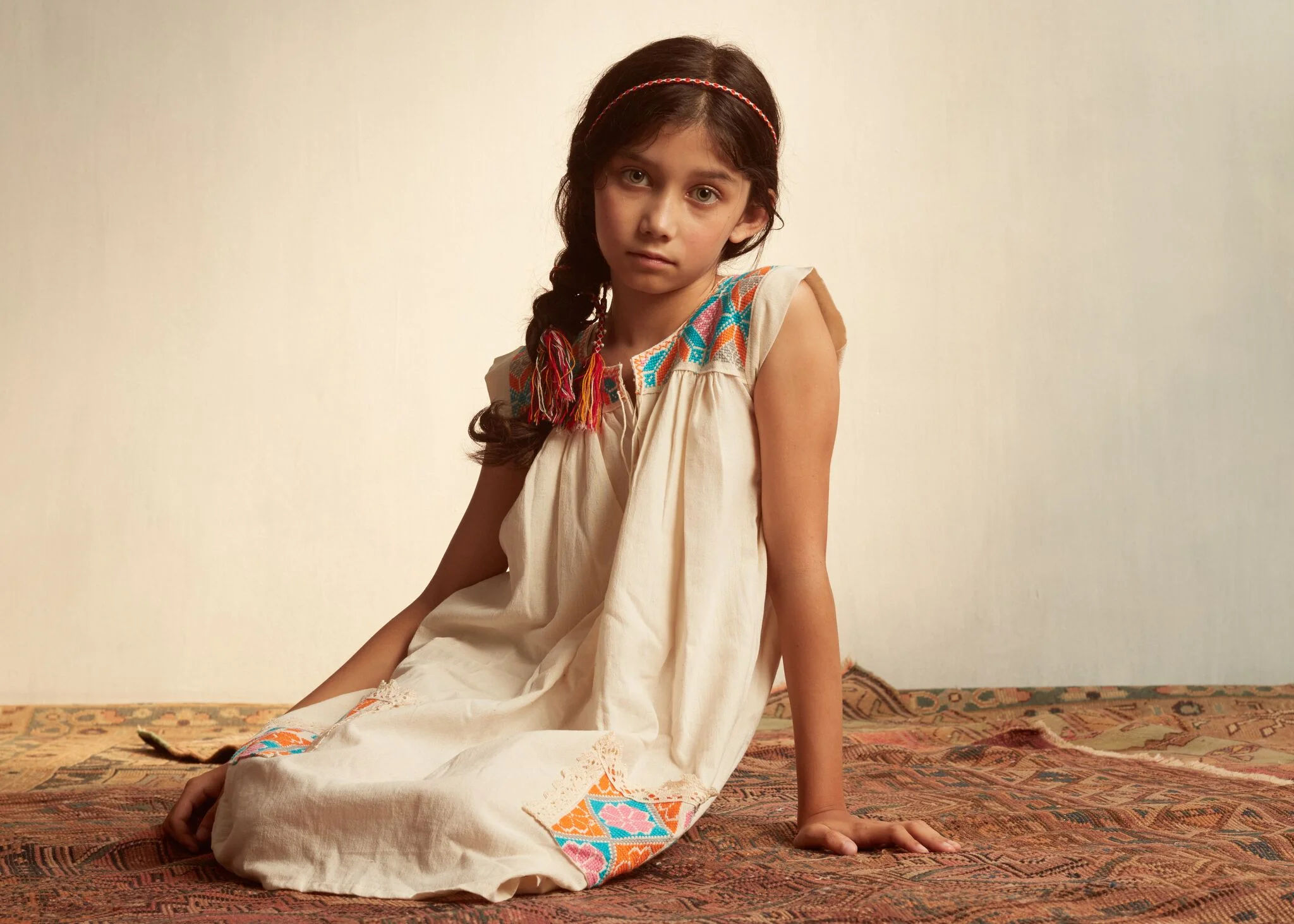 natural hand embroidered dress girls baby blue and gold cabbages and kings ny riley.jpg