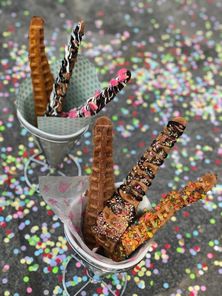 Waffle Lollies