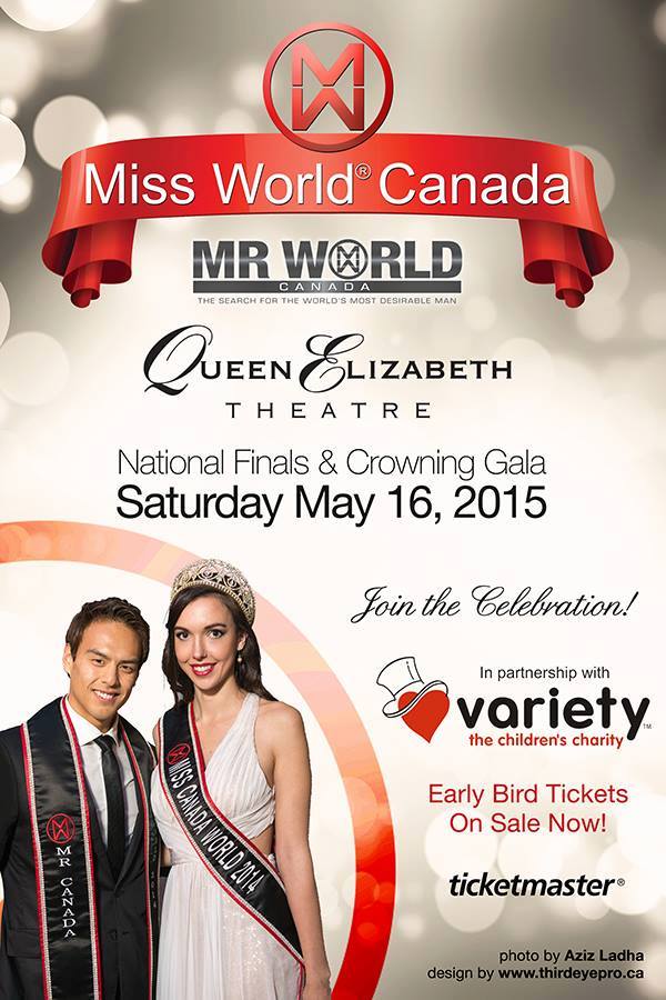 Miss World Canada Gala Tickets